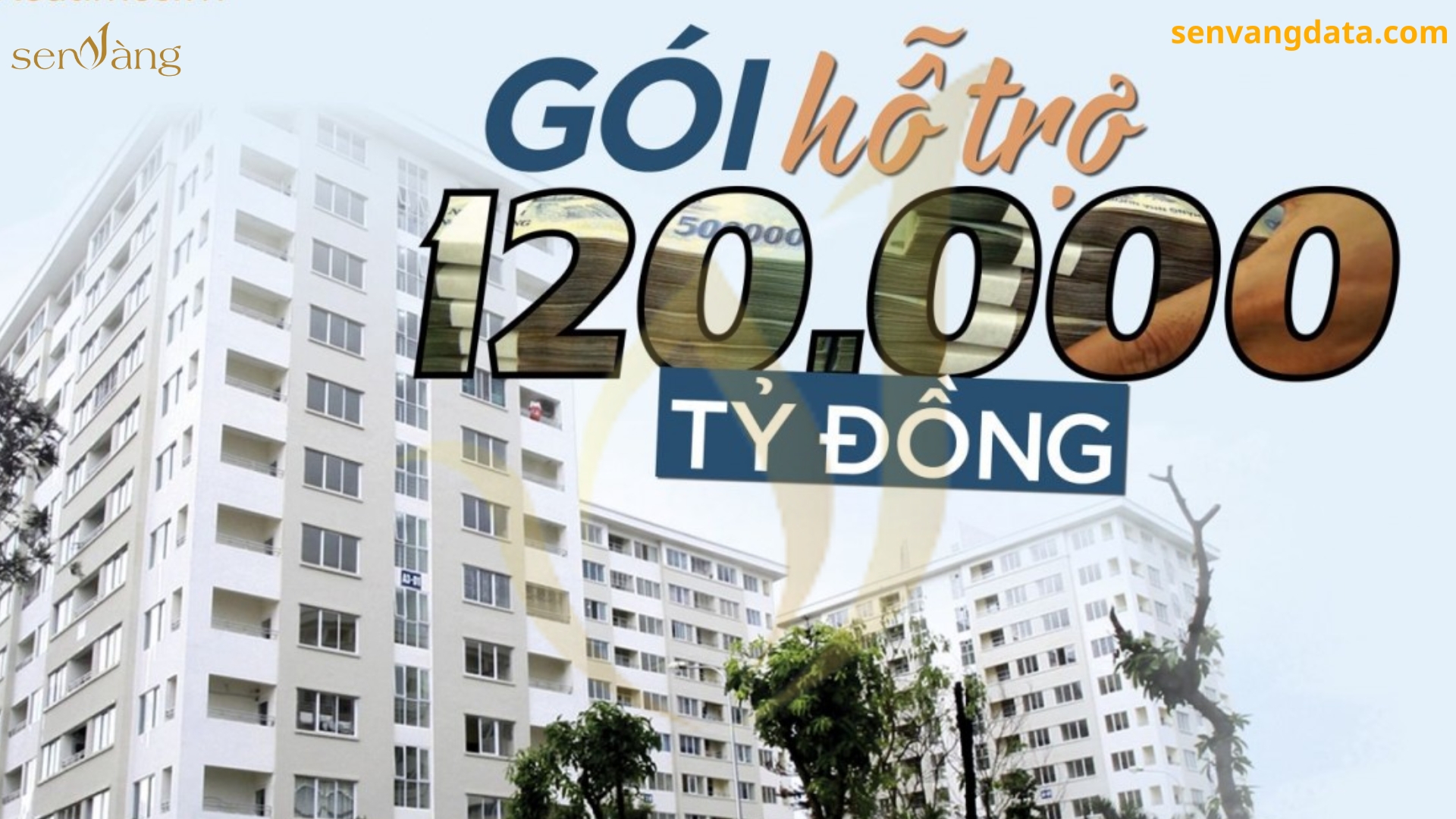 Khẩn trương triển khai gói tín dụng 120.000 tỷ đồng cho nhà ở xã hội. Nguồn: Sen Vàng tổng hợp