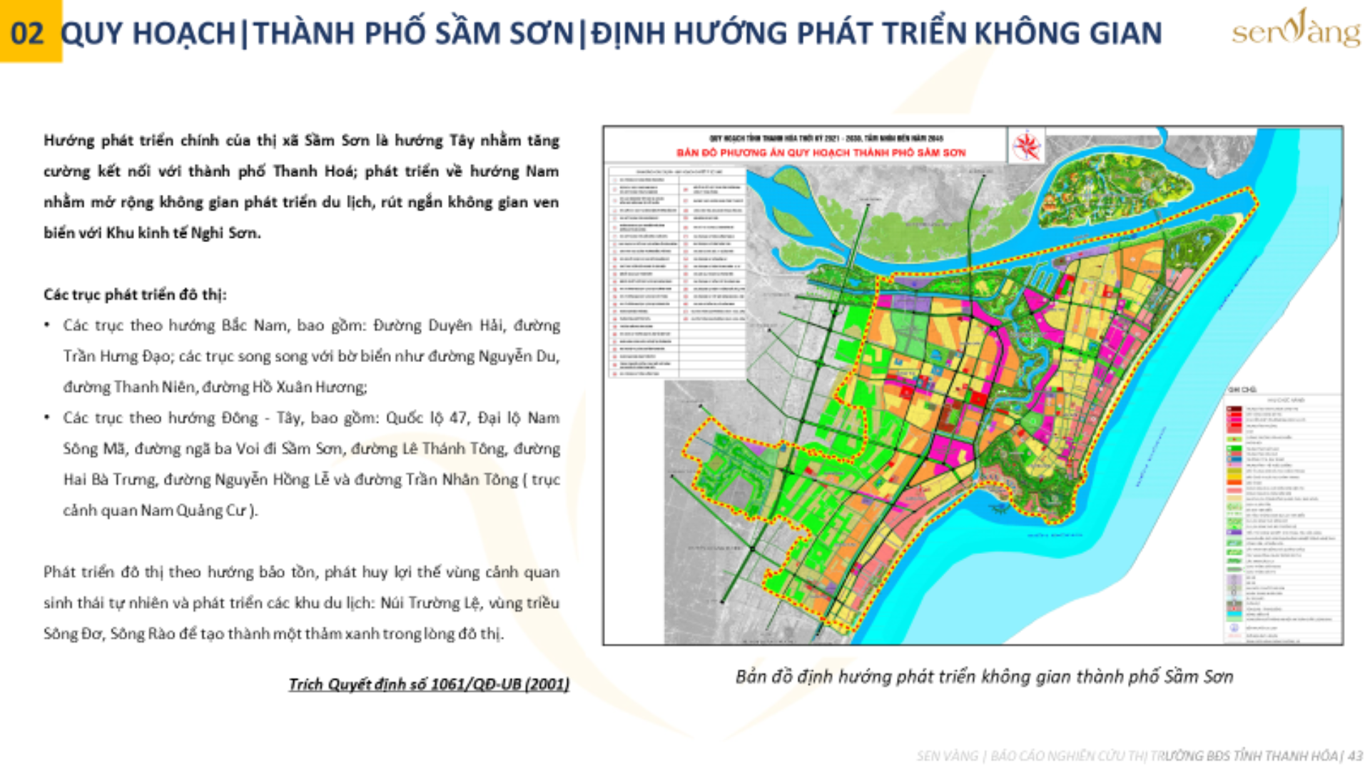 Tóm tắt quy hoạch tỉnh Thanh Hóa thời kì 2021 -2030, tầm nhìn đến năm 2045