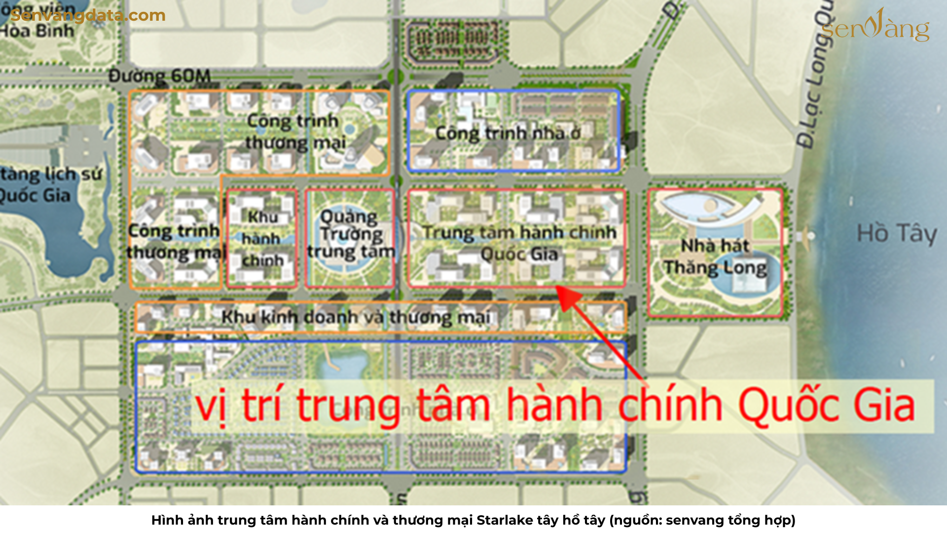 Starlake Tây Hồ Tây: Khu đô thị xanh – trung tâm hành chính mới của Thủ đô