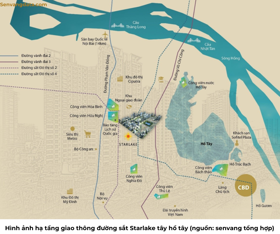 Starlake Tây Hồ Tây: Khu đô thị xanh – trung tâm hành chính mới của Thủ đô