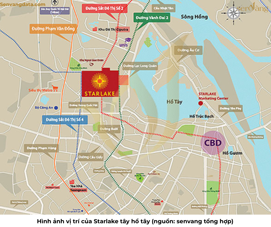 Starlake Tây Hồ Tây: Khu đô thị xanh – trung tâm hành chính mới của Thủ đô