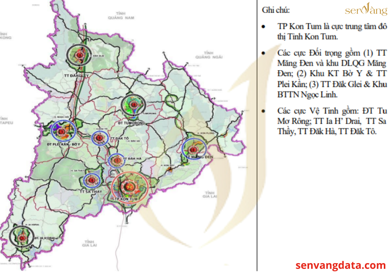 Tóm tắt quy hoạch Tỉnh Kon Tum thời kỳ 2021-2030, tầm nhìn đến năm 2050