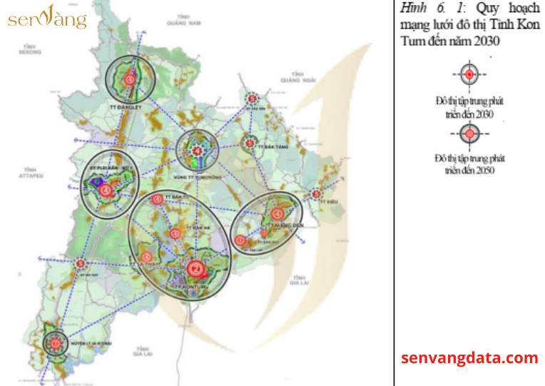 Tóm tắt quy hoạch Tỉnh Kon Tum thời kỳ 2021-2030, tầm nhìn đến năm 2050