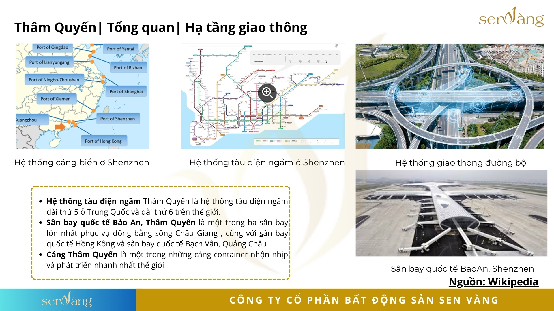 Tổng quan hạ tầng giao thông tại Thâm Quyến