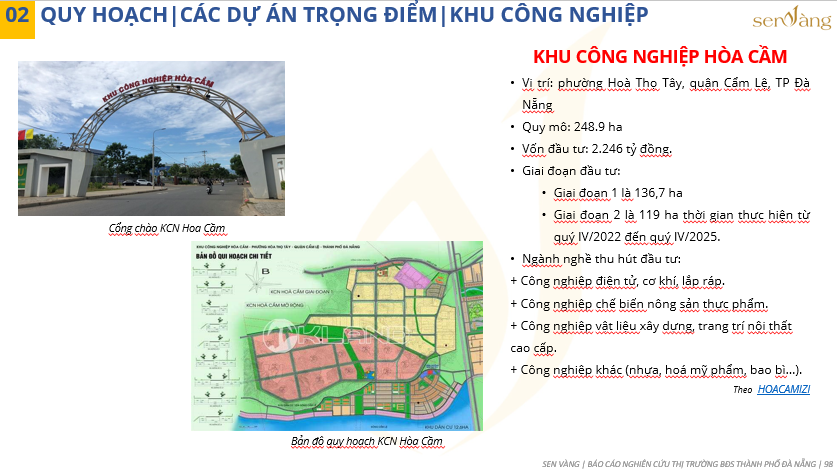 Tóm tắt quy hoạch khu công nghiệp - cụm công nghiệp TP Đà Nẵng giai đoạn 2021-2030, tầm nhìn đến 2050