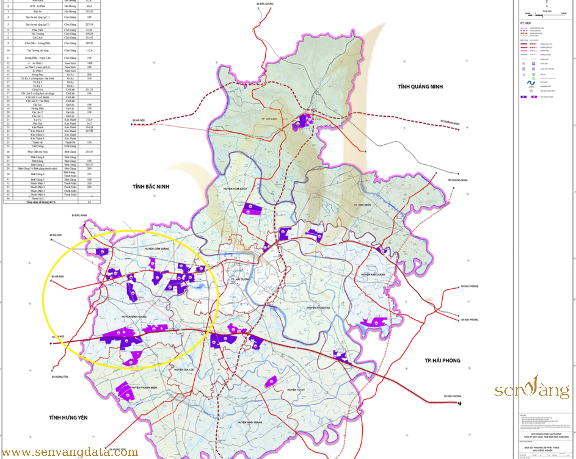 32 khu công nghiệp của tỉnh Hải Dương năm 2023