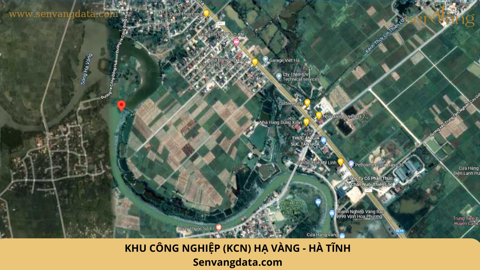 Khu công nghiệp (KCN) Hạ Vàng - Hà Tĩnh. Nguồn: Sen Vàng tổng hợp