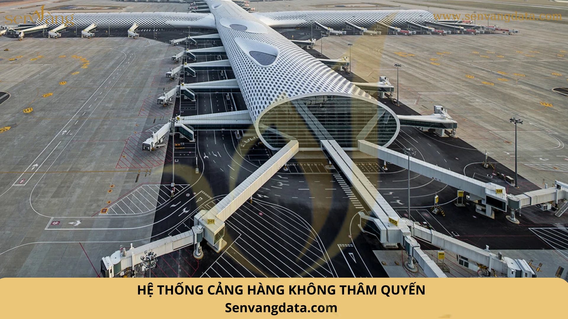 Hệ thống cảng hàng không Thâm Quyến. Nguồn: Sen Vàng tổng hợp