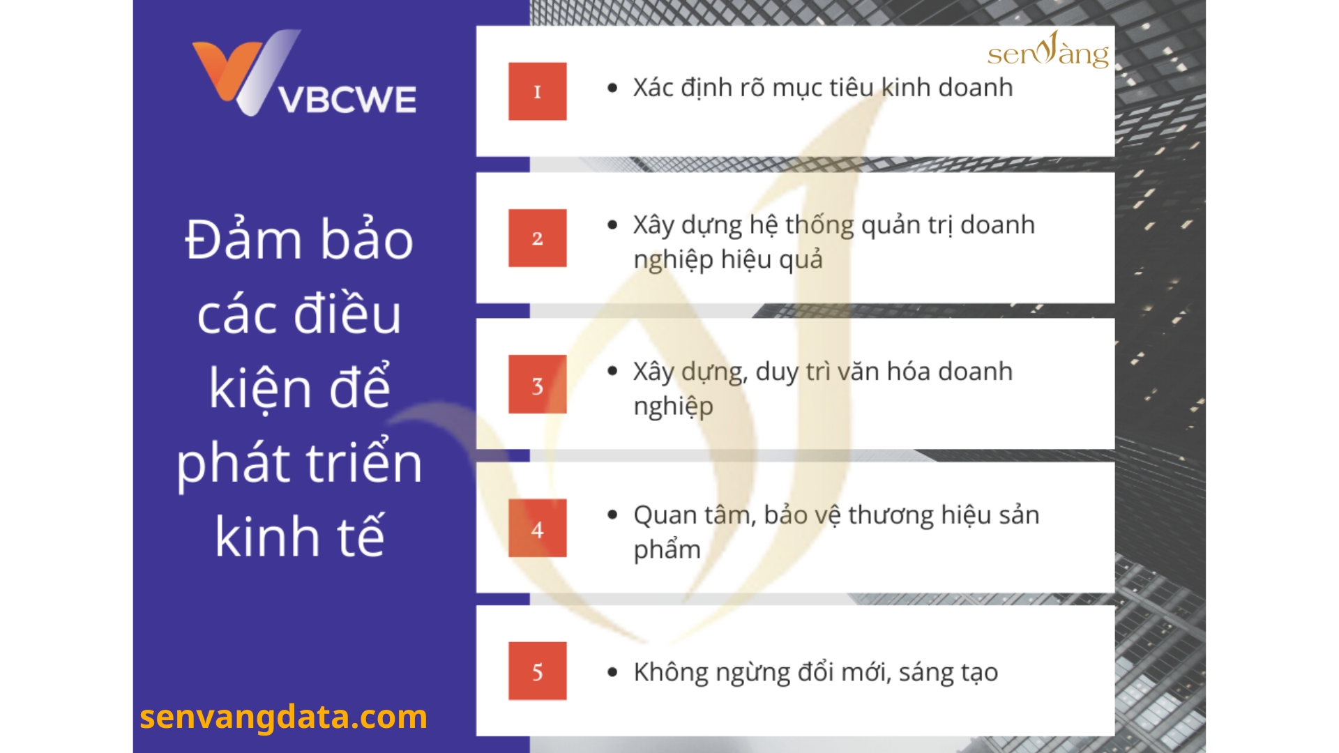 Phát triển bền vững đảm bảo các điều kiện để phát triển kinh tế. Nguồn: Sen Vàng tổng hợp