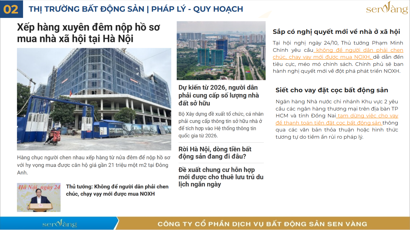 Điểm tin Bất động sản tuần 3 tháng 10/2025