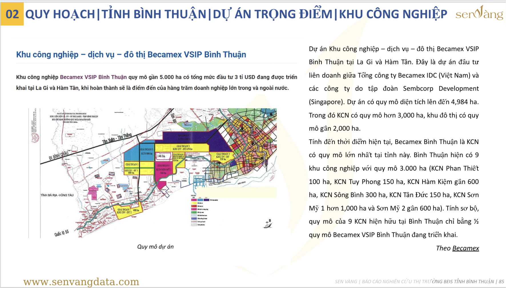 Kế hoạch phát triển khu công nghiệp, cụm công nghiệp tỉnh Bình Thuận giai đoạn 2021-2030, tầm nhìn đến 2050