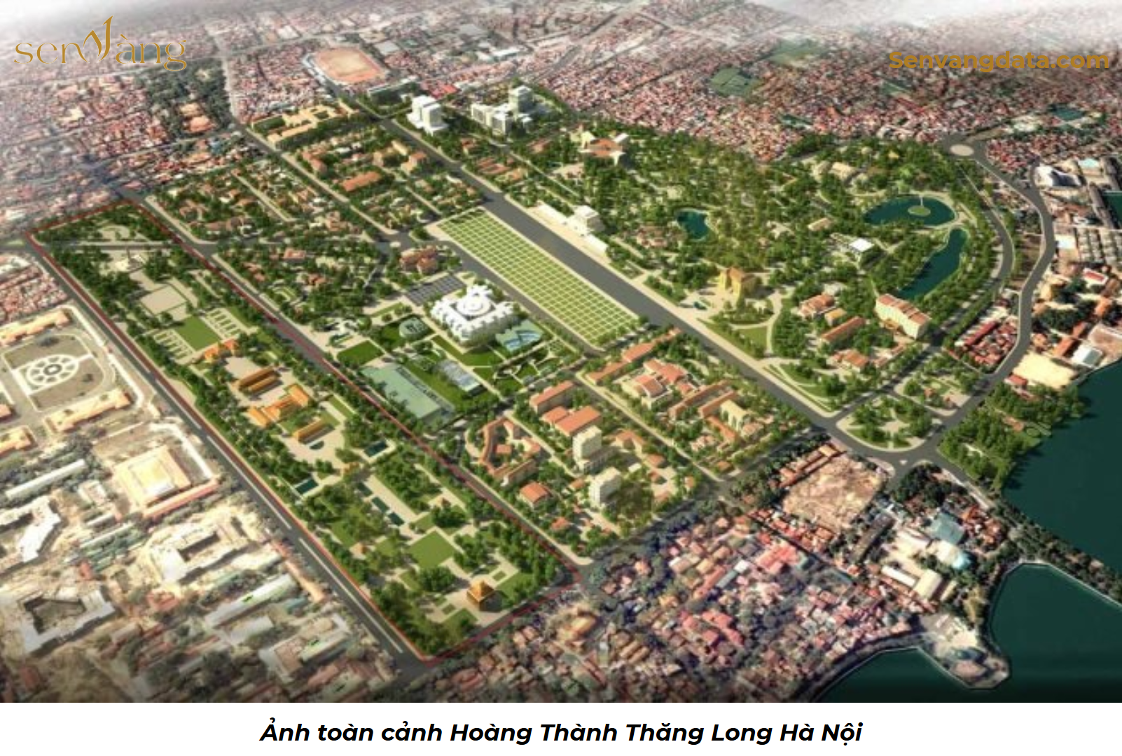ảnh toàn cảnh hoàng thành thăng long
