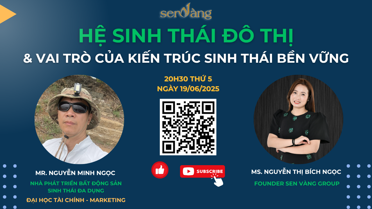 Hệ sinh thái đô thị & Vai trò của kiến trúc sinh thái bền vững – Hướng tiếp cận phát triển bền vững trong bất động sản hiện đại