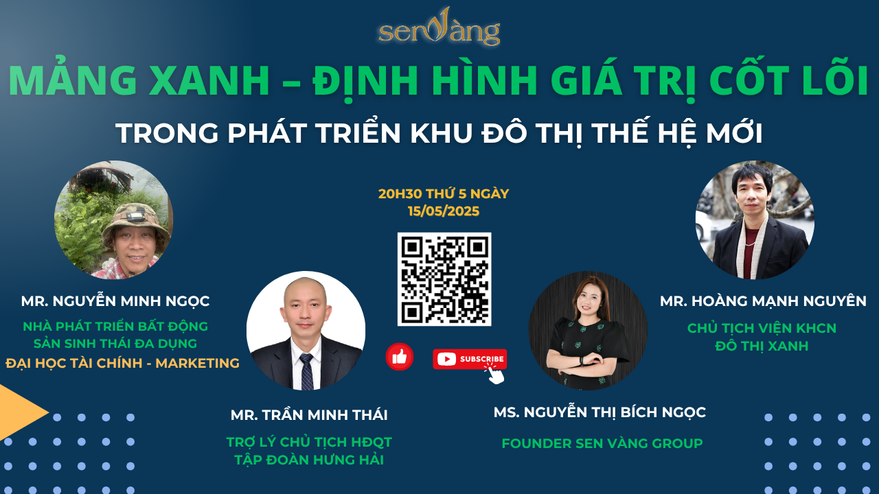 Mảng xanh sinh thái đô thị: Chiến lược mới tạo khác biệt cho chủ đầu tư trong thập kỷ 2025–2035